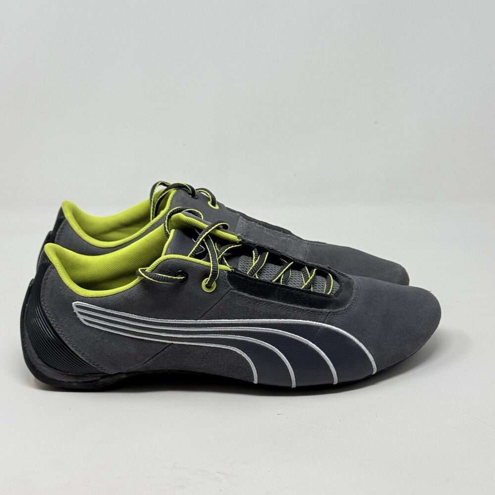 Puma Future Cat S1 Nightcat Shoes Mens 12 Gray Suede Driving Hipster Sneakers